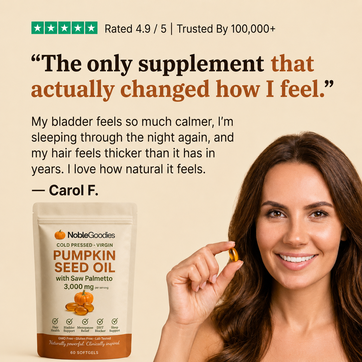 Pumpkin Seed Oil Softgels