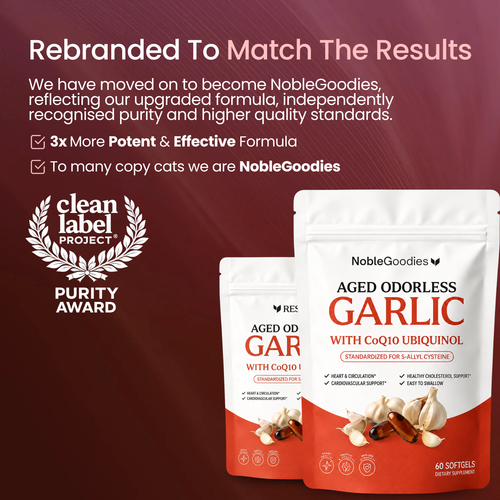 Aged Odorless Garlic — 20-Month Aged Extract