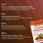 Canela de Ceilán Equivalente a 7200mg con Aceite MCT