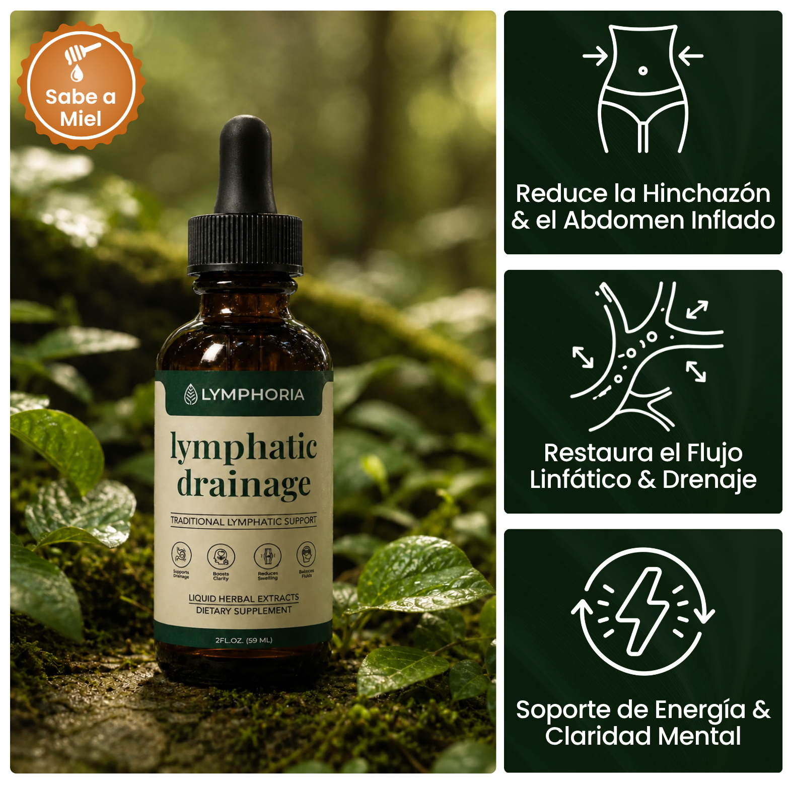 Lymphoria® Gotas de Drenaje Linfático