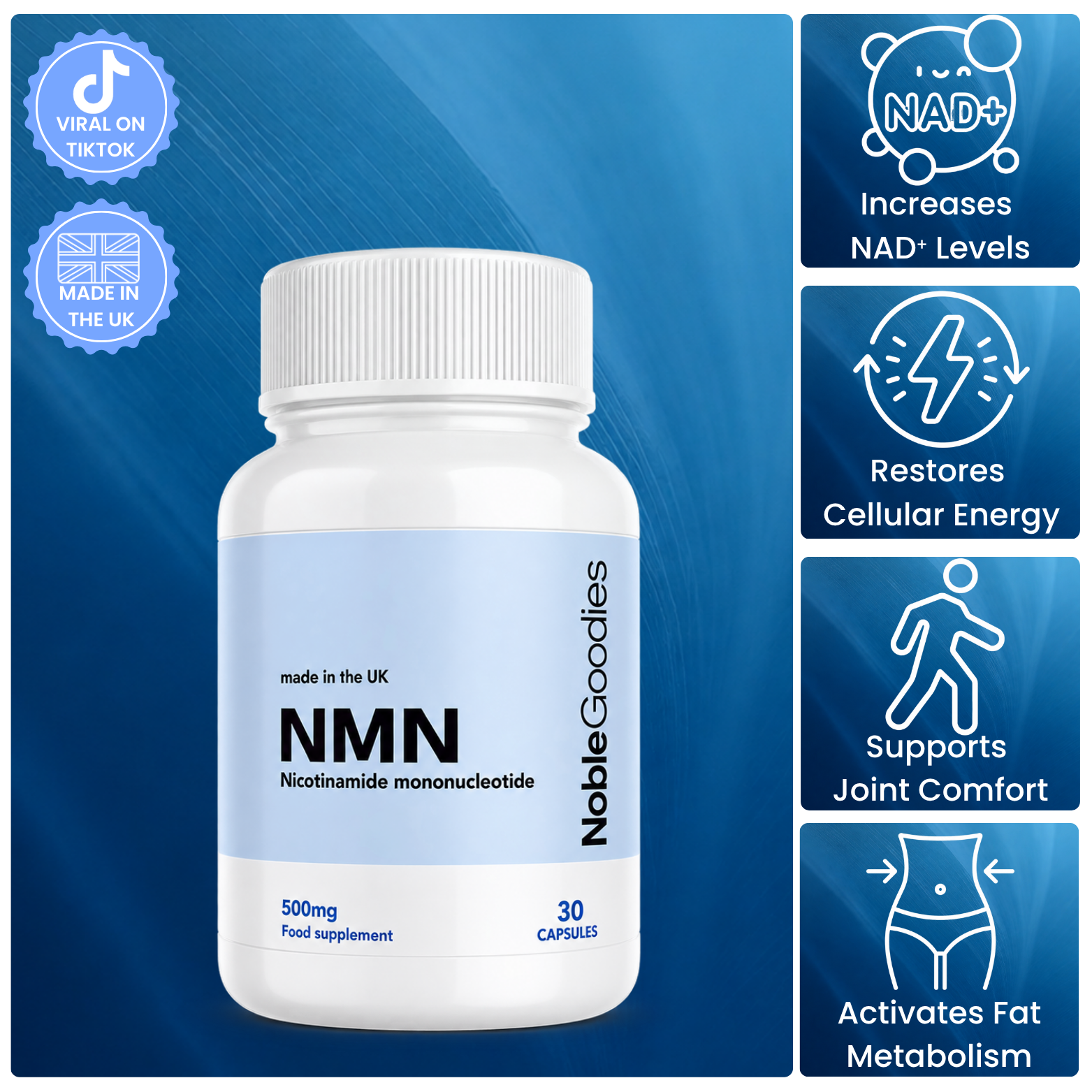 Pure NMN | 500mg Capsules