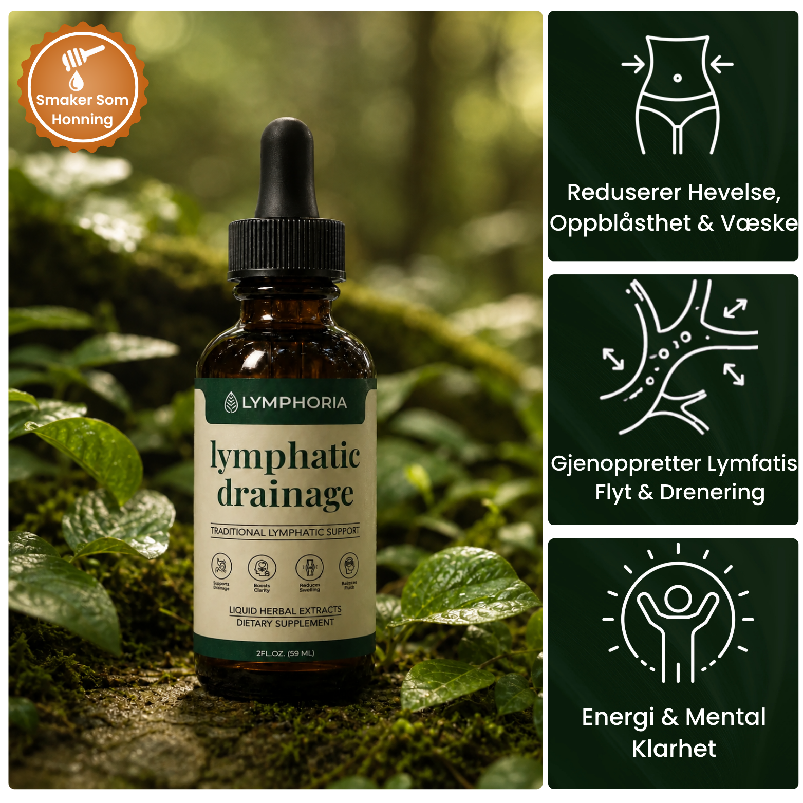 Lymphoria® Lymfatiske Drenerings Dråper