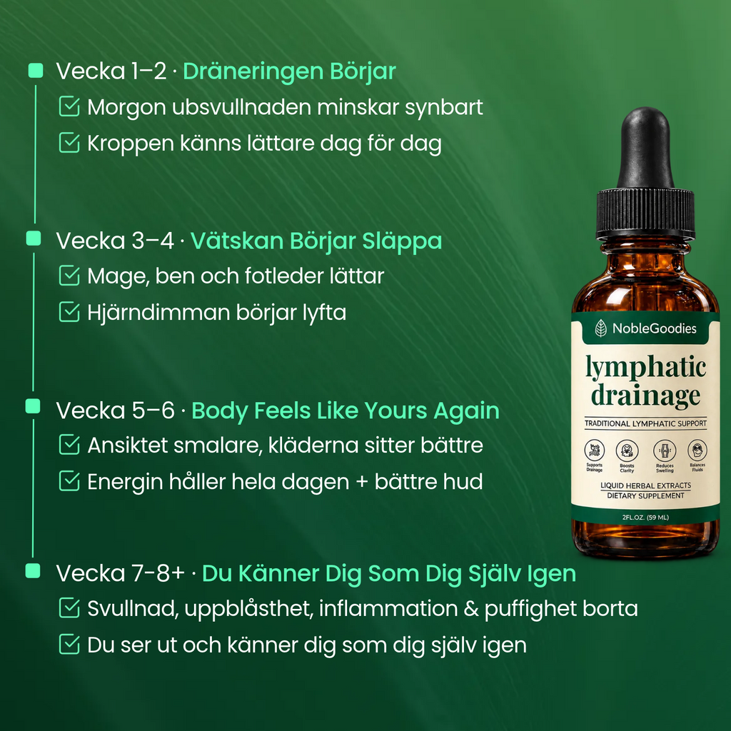 NobleGoodies® Lymfatisk Dränering Droppar
