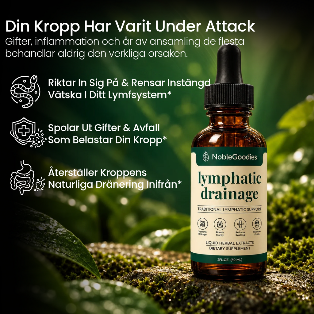 NobleGoodies® Lymfatisk Dränering Droppar
