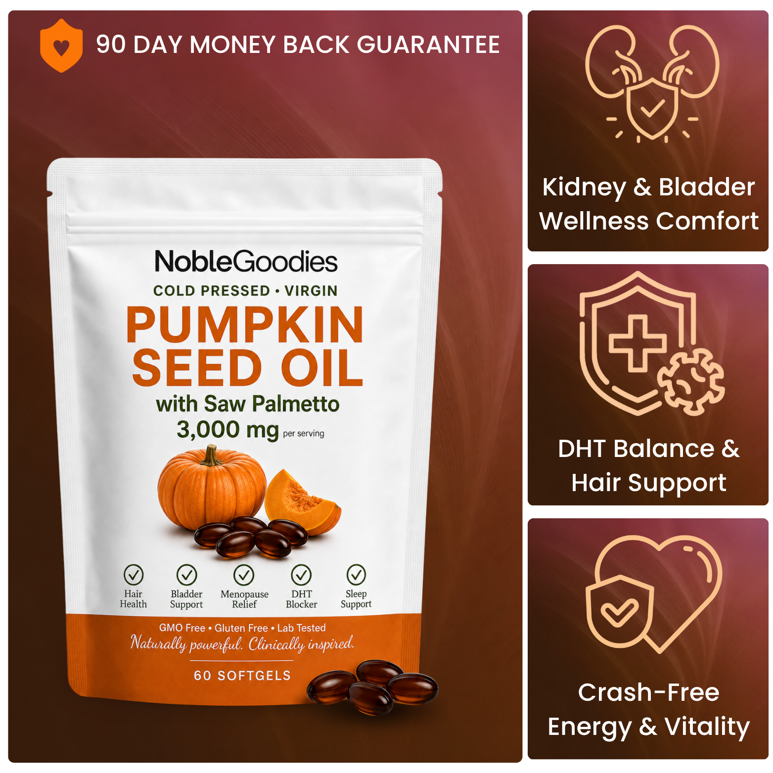 Pumpkin Seed Oil Softgels